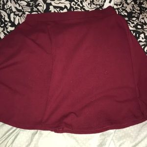 Cranberry Forever21 skirt